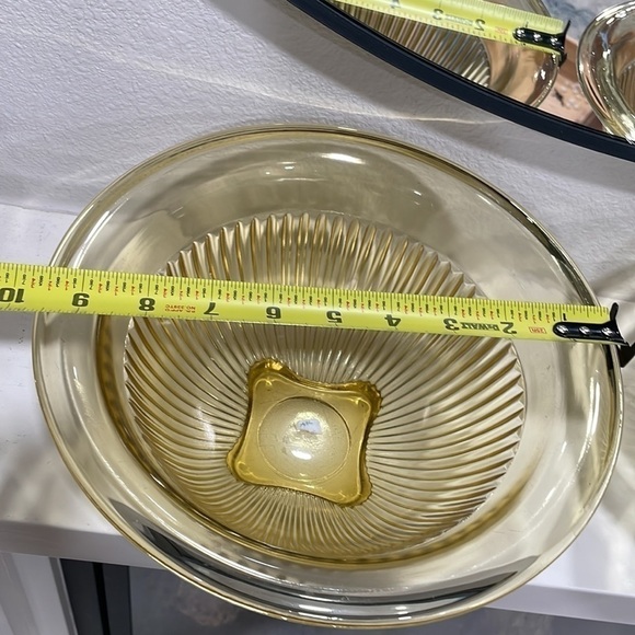 VINTAGE federal glass yellow depression ribbed bowls - Picture 8 of 11